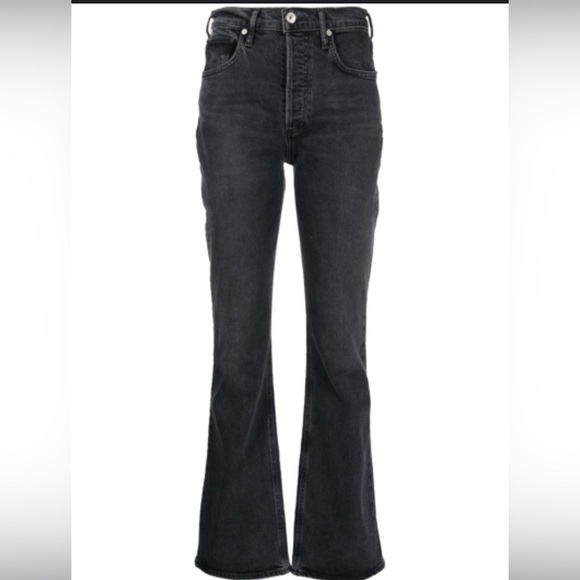 Citizens of Humanity Black Emannuelle Jesns Women’s size 31 NWOT flare jeans - Picture 2 of 10